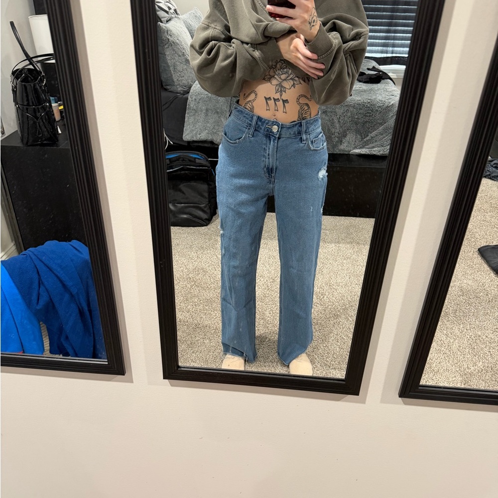 Hollister dad jeans